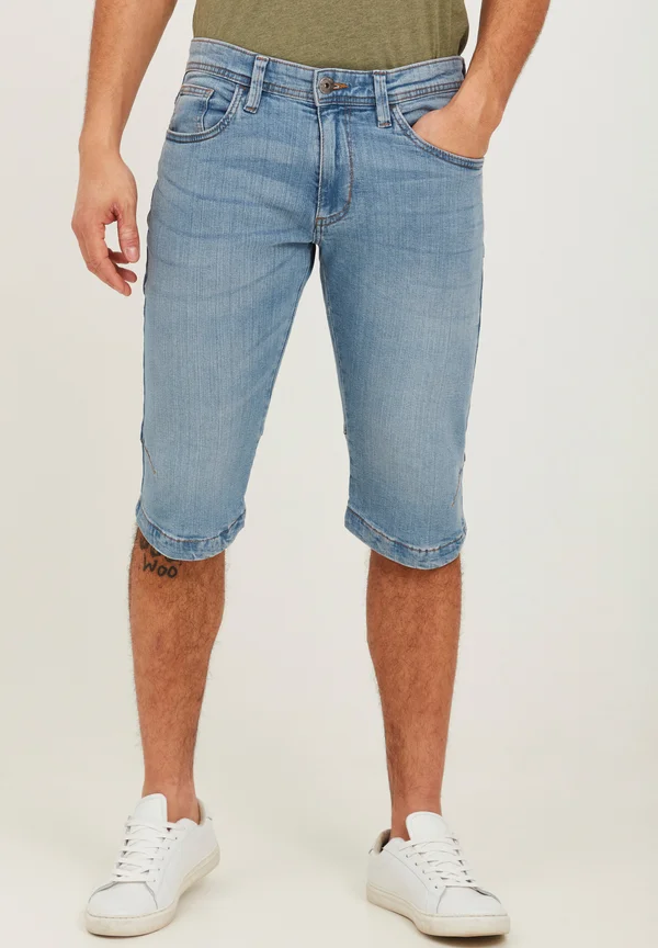 IDQUINCE - Jeans Shorts - blue wash