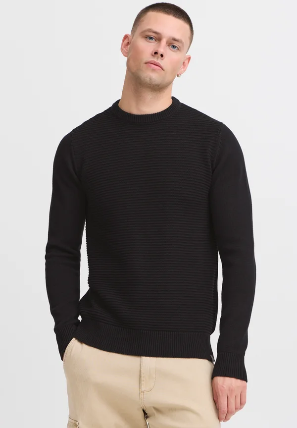 IDRICARDO - Strickpullover - black