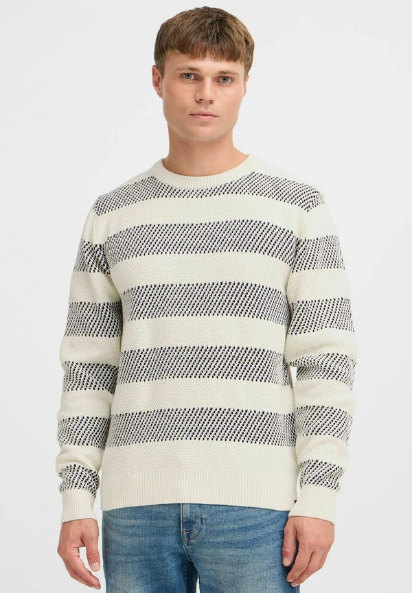 IDTELLY - Strickpullover - white aspaaragus