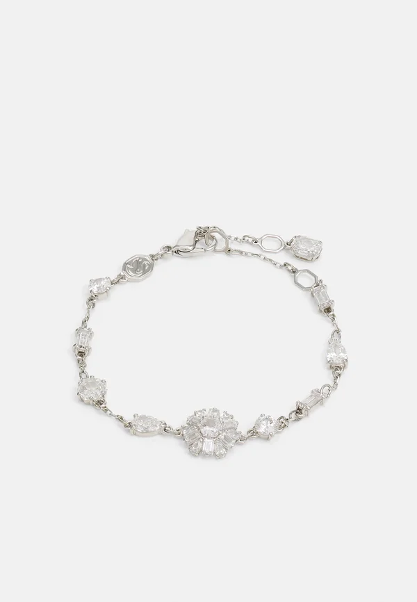 IDYLLIA BRACELET MIXED CUTS SNOWFLAKE - Armband - white/silver-coloured