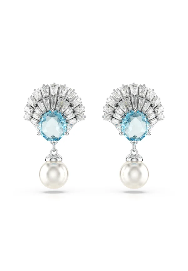IDYLLIA DROP EARRINGS SHELL - Ohrringe - blue