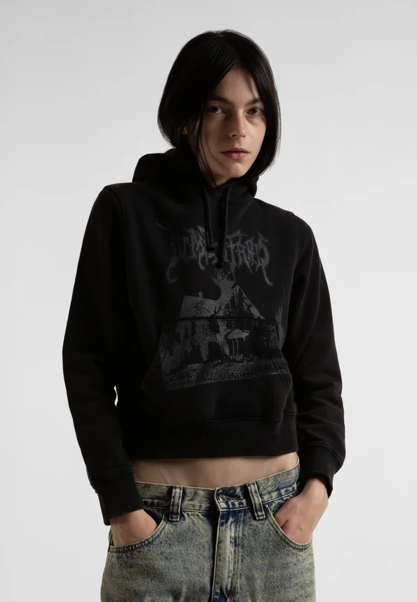 IGNITED HOODIE - Kapuzenpullover - faded black
