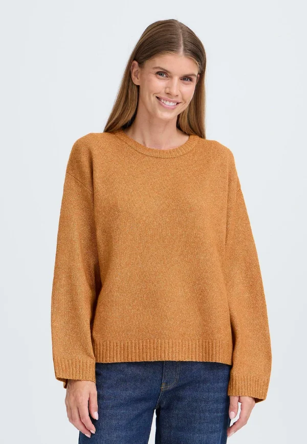 IHCOMOS - Strickpullover - brown sugar