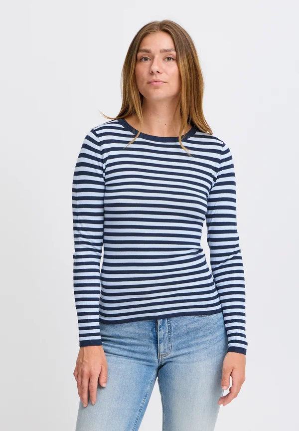 IHDIANE - Strickpullover - total eclipse w cashmere blue