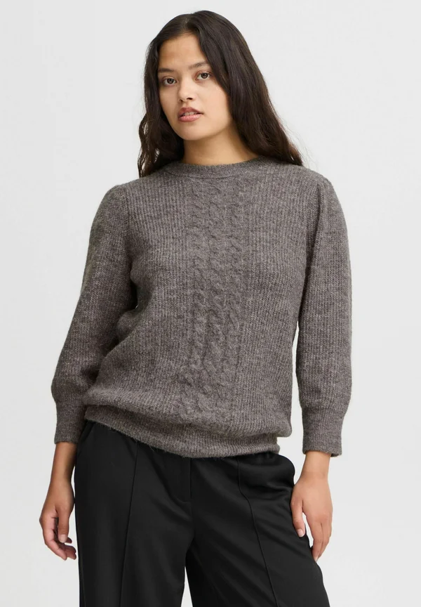 IHKAMARA MS3 - Strickpullover - dark grey melange