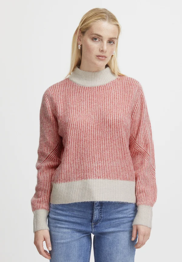 IHKAMARA - Strickpullover - calypso coral