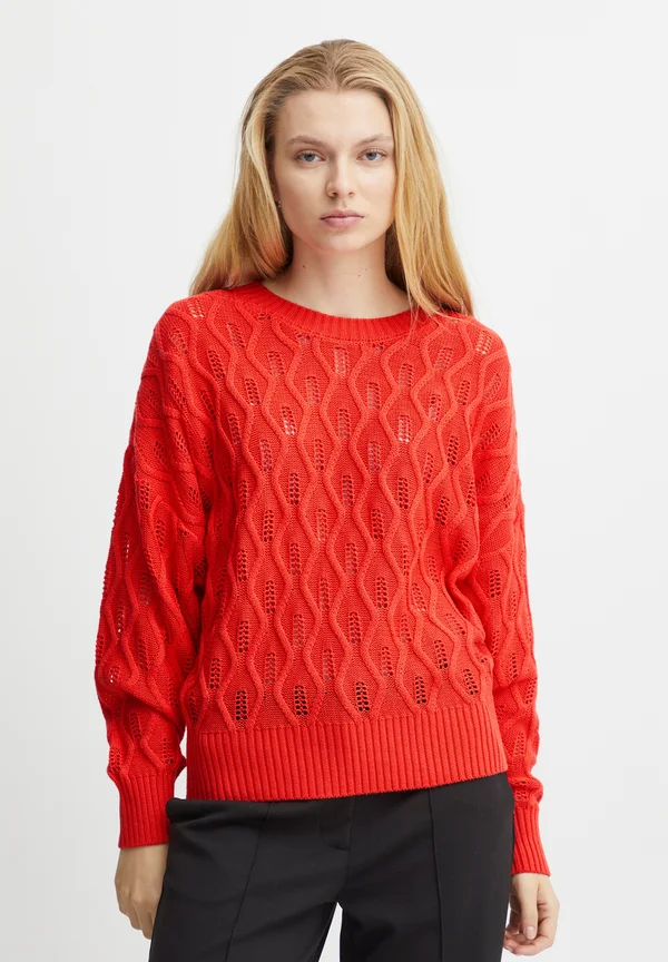 IHMarnas - Strickpullover - poppy red