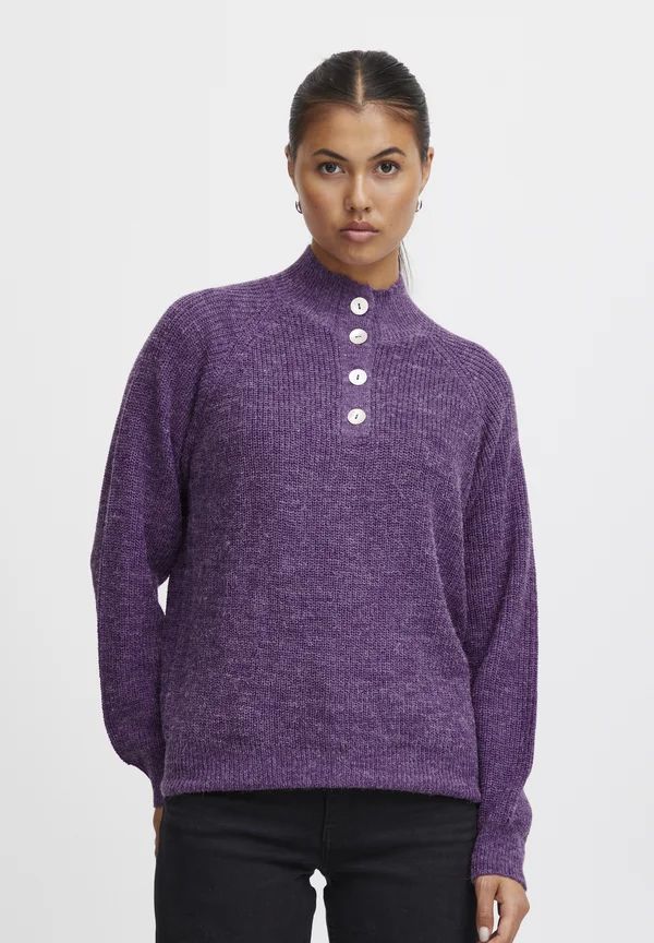 IHNOVO - Strickpullover - amaranth purple