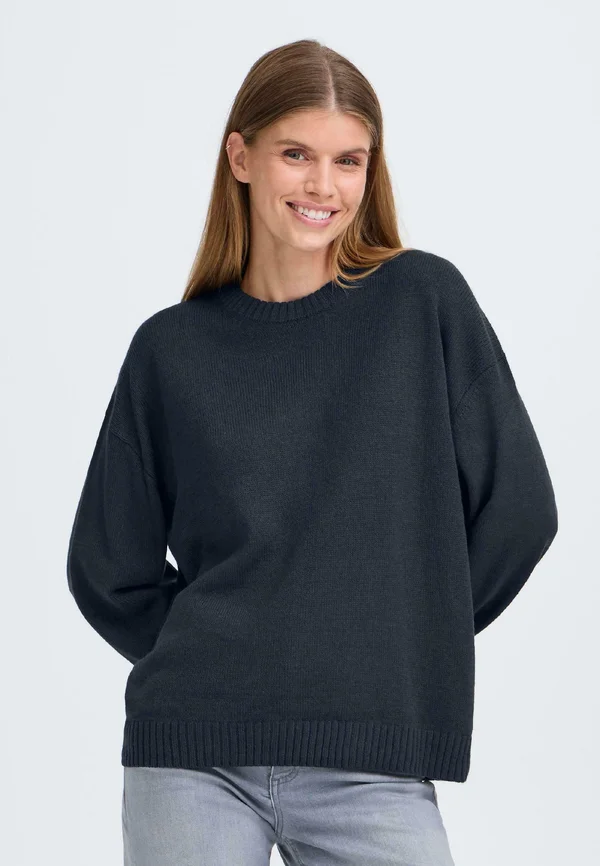 IHSAMSON - Strickpullover - total eclipse