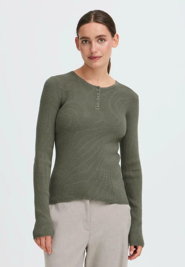 IHSOLRAY - Strickpullover - mulled basil