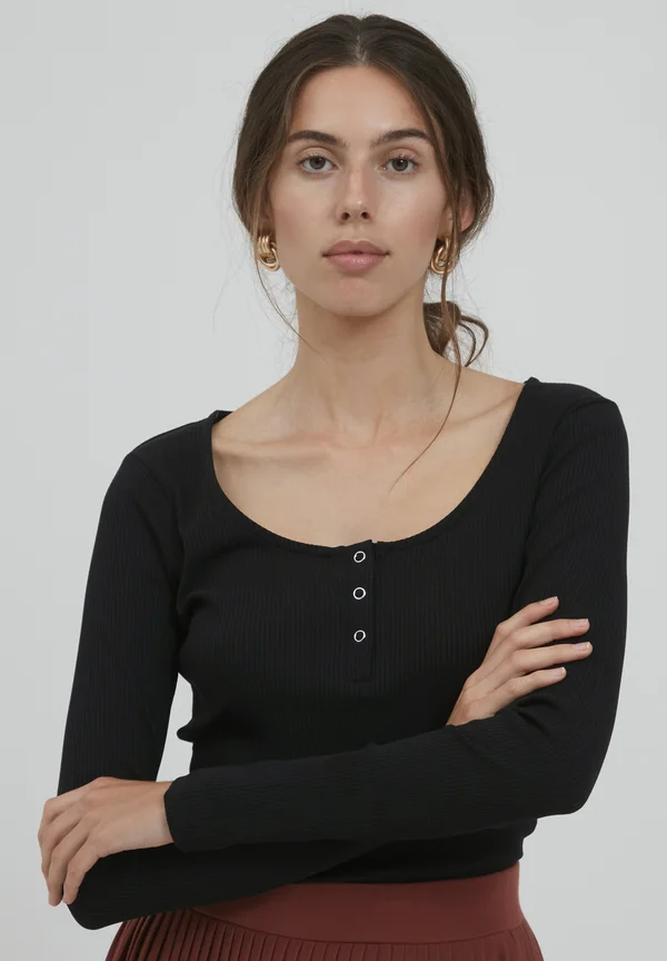 IHSUPER - Strickpullover - black