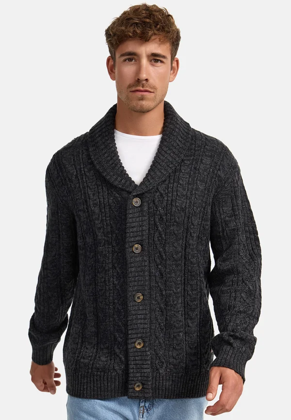 ILTERLY - Strickjacke - black