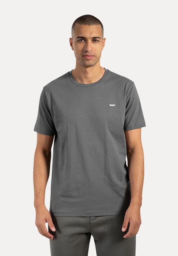 ILYAS - T-Shirt basic - grau