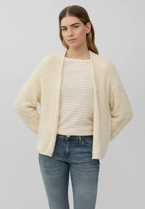 IM RELAXED FIT - Strickjacke - champagner