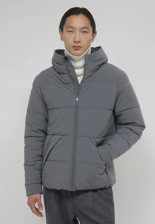 IMBOTTITO CON CAPPUCCIO  - Winterjacke - grigio