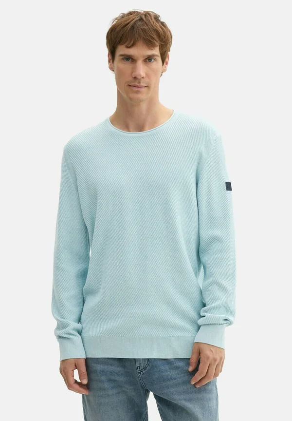 IN-OPTIK - Strickpullover - dusty mint blue melange