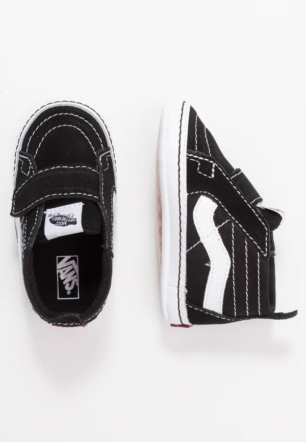 IN SK8-HI CRIB UNISEX - Krabbelschuh - black/true white