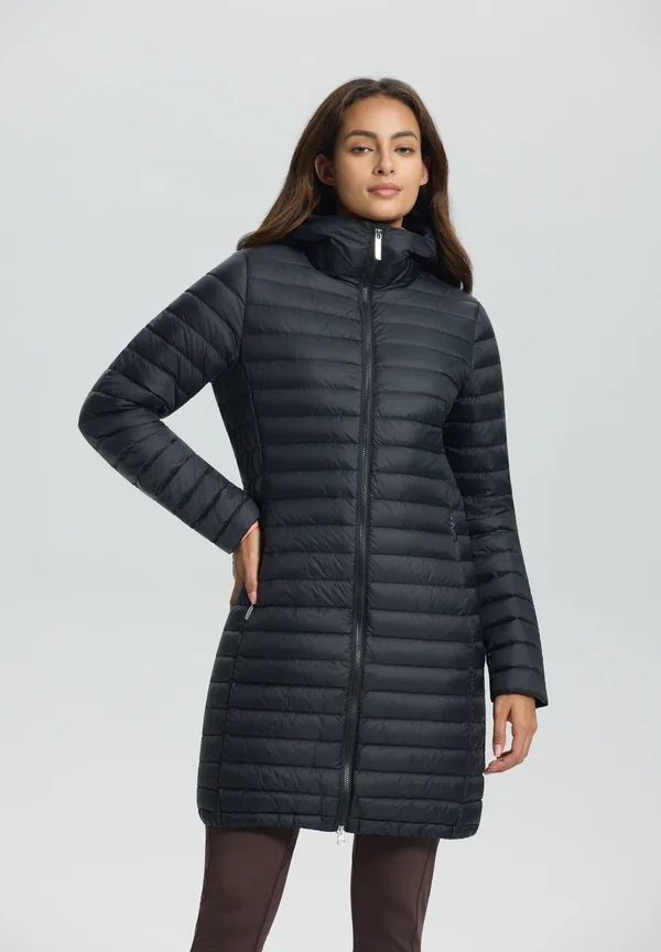 INANSAARI - Daunenmantel - schwarz