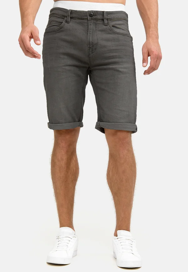 INCADEN - Jeans Shorts - dark grey