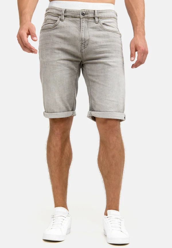 INCADEN - Jeans Shorts - grau