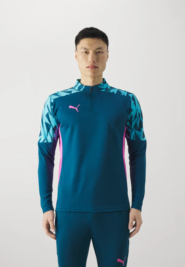 INDIVIDUALFINAL ZIP  - Langarmshirt - ocean tropic/bright aqua