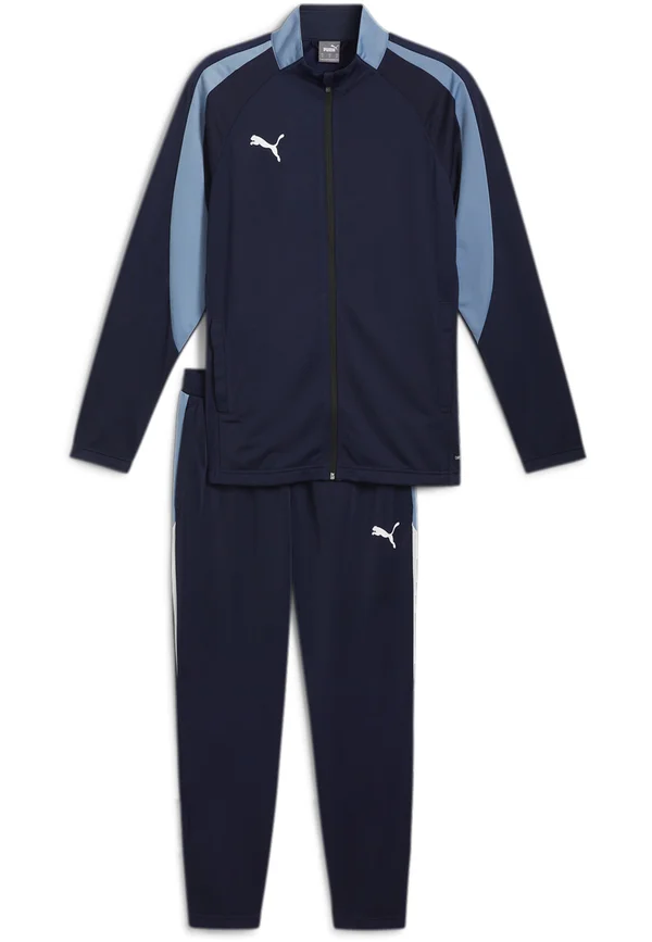 INDIVIDUALLIGA TRACKSUIT SET - Trainingsanzug - navy white zen blue