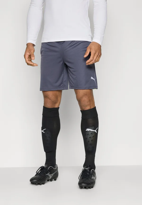 INDIVIDUALLIGA TRAINING SHORTS  - Kurze Sporthose - galactic gray/yellow alert