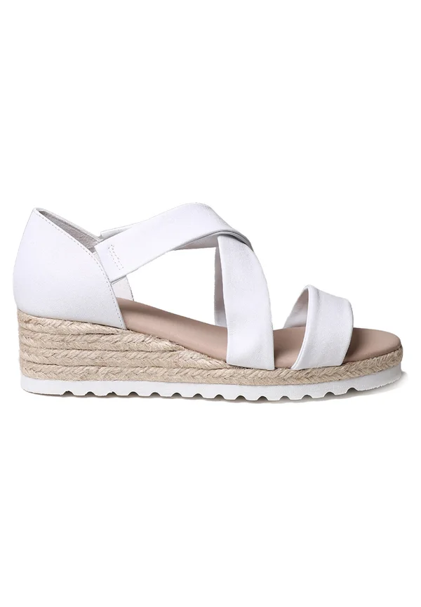 INDRA-P - Keilsandalette - blanc