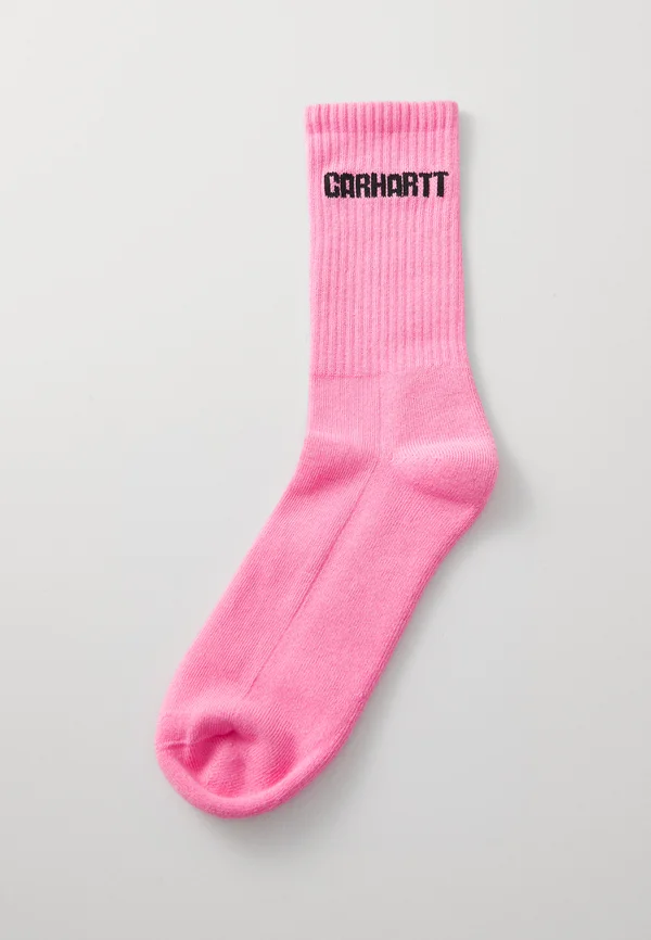INDUSTRY SOCKS UNISEX - Socken - lumo pink/black