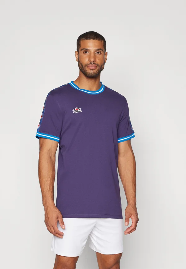 INFILLED TAPED TEE - T-Shirt print - purple velvet