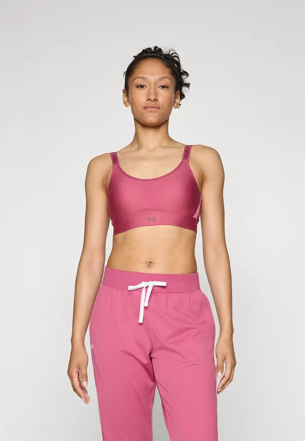 INFINITY MID BRA - Sport-BH mit mittlerer Stützkraft - fuchsia dusk/dark maroon