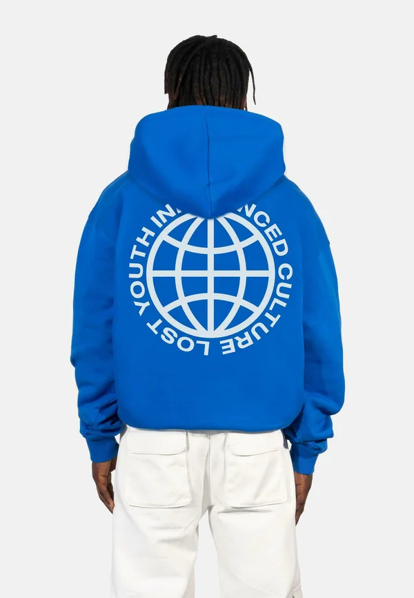 INFLUENCED - Kapuzenpullover - blue