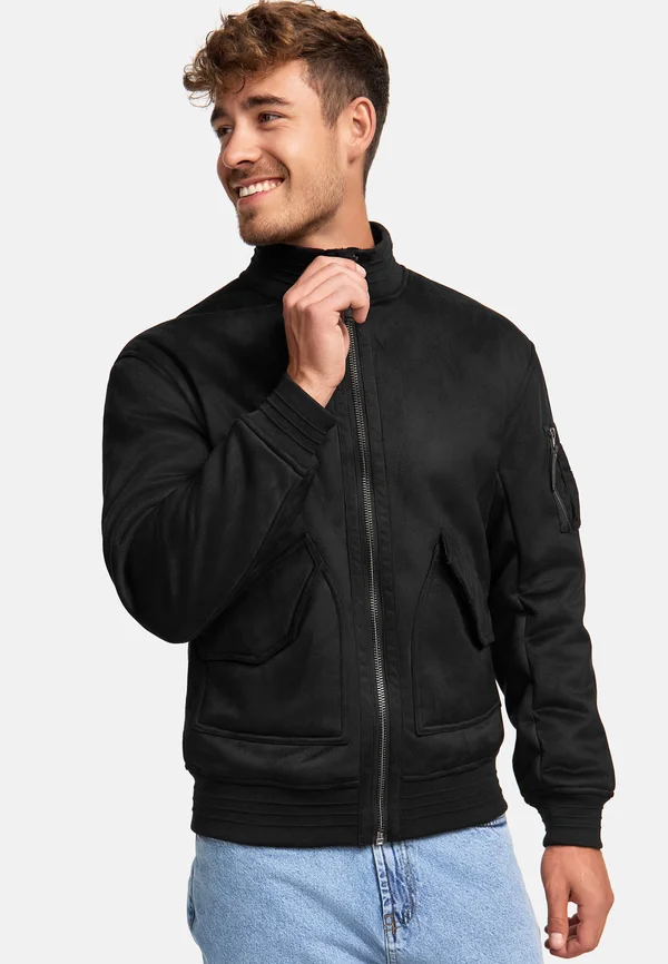 INFROSCO - Kunstlederjacke - black