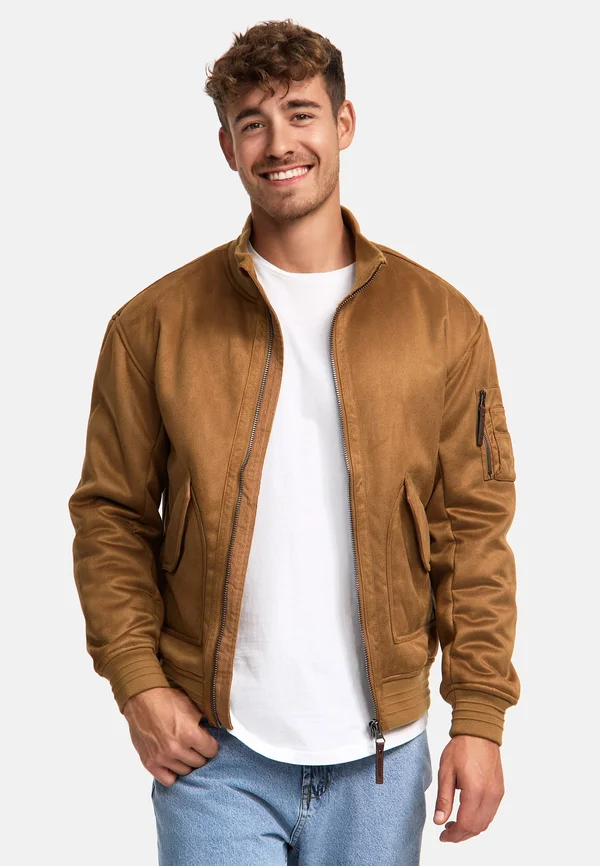 INFROSCO - Kunstlederjacke - camel