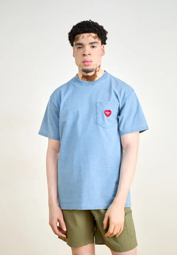 INGO POCKET - T-Shirt basic - light blue