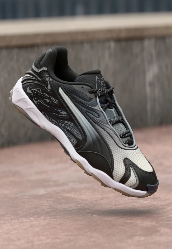 INHALE RIPNDIP UNISEX - Sneaker low - black/silver-coloured