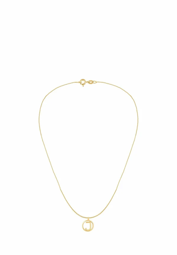 INITIAL LETTER-J - Halskette - yellow gold-coloured