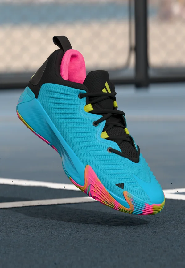 INITIATION - Basketballschuh - lucid cyan/core black/preloved lime