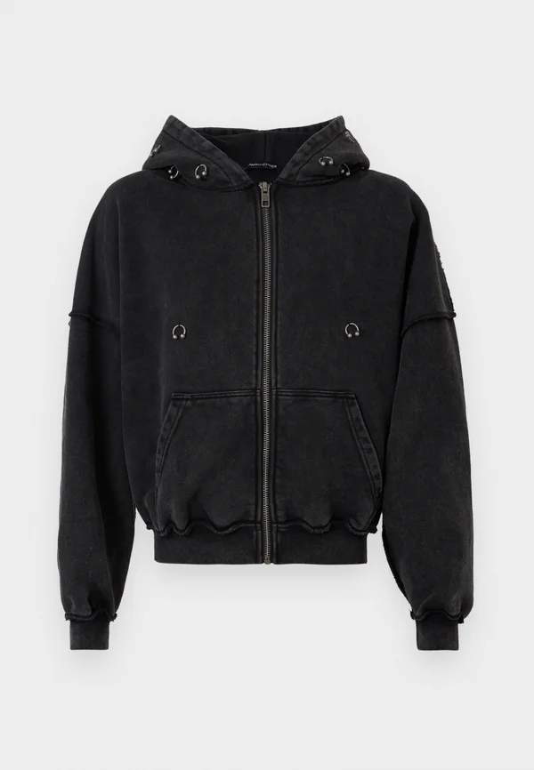INJECT ZIP HOODIE UNISEX - Sweatjacke - black