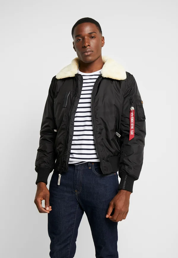 INJECTOR - Bomberjacke - black/beige