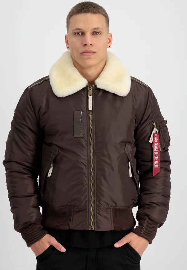 INJECTOR - Bomberjacke - hunter brown