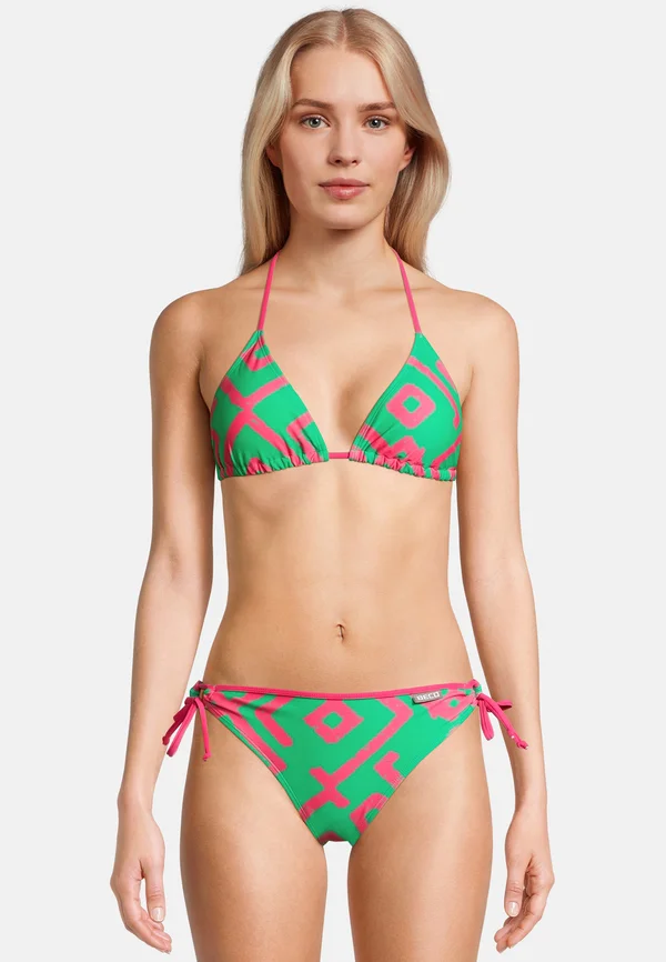 INKA GRAPHIC SET - Bikini - pink grün