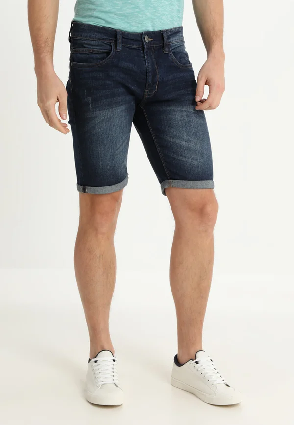INKADEN - Jeans Shorts - dark blue