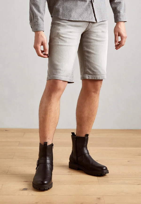 INKADEN - Jeans Shorts - light grey