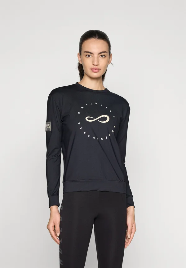 INNER TECH - Langarmshirt - black/gold-coloured