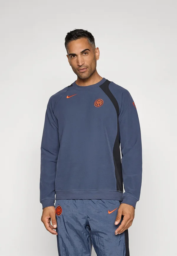 INTER M T90 CREW TOP  - Vereinsmannschaften - thunder blue/black/safety orange