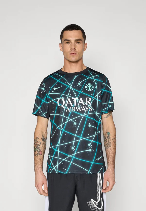 INTER MILAN ACADEMY PRO - Fußball-Trikot - black/hyper turquoise/dusty cactus