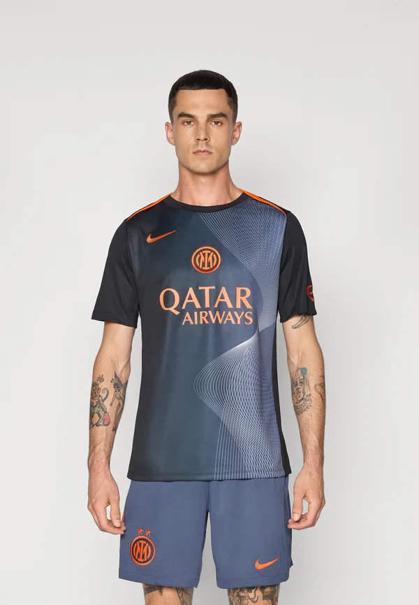 INTER MILAN ACADEMY PRO THIRD - Fußball-Trikot - black/thunder blue/safety orange
