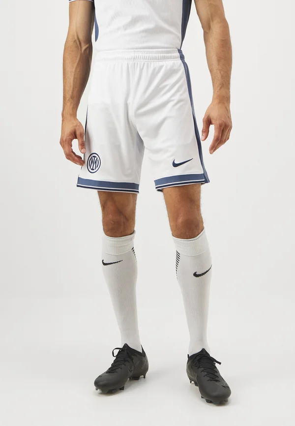 INTER NIKE DF SHORT STADIUM AWAY - Vereinsmannschaften - summit white/iris whisper/midnight navy