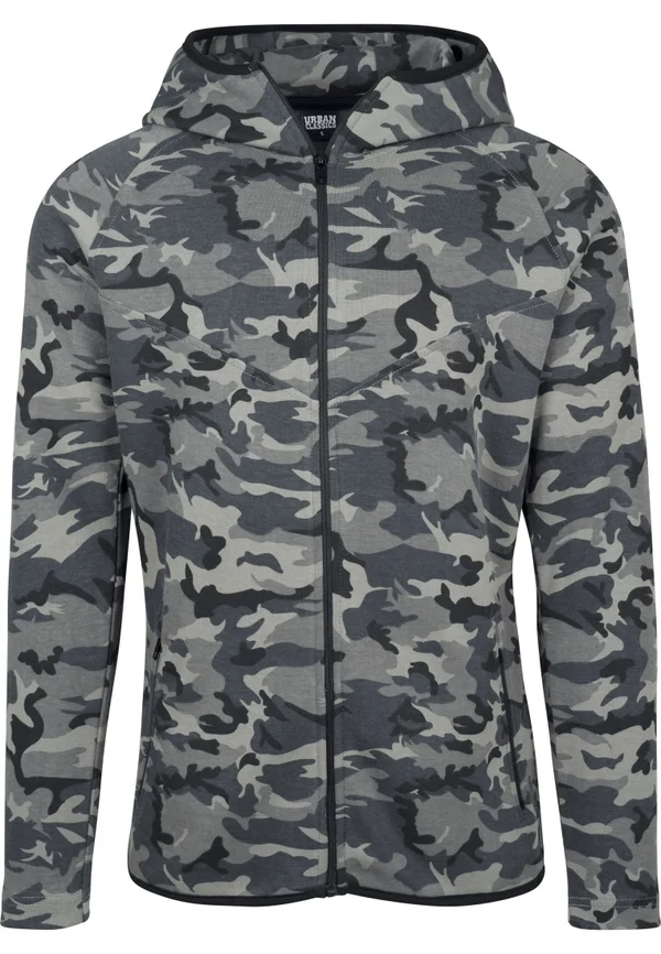 INTERLOCK CAMO ZIP  - Strickjacke - green